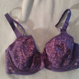 Soma Enticing Lift Full Coverage 32DDD Blue